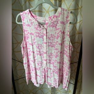 Loft Peplum Top Large Petite